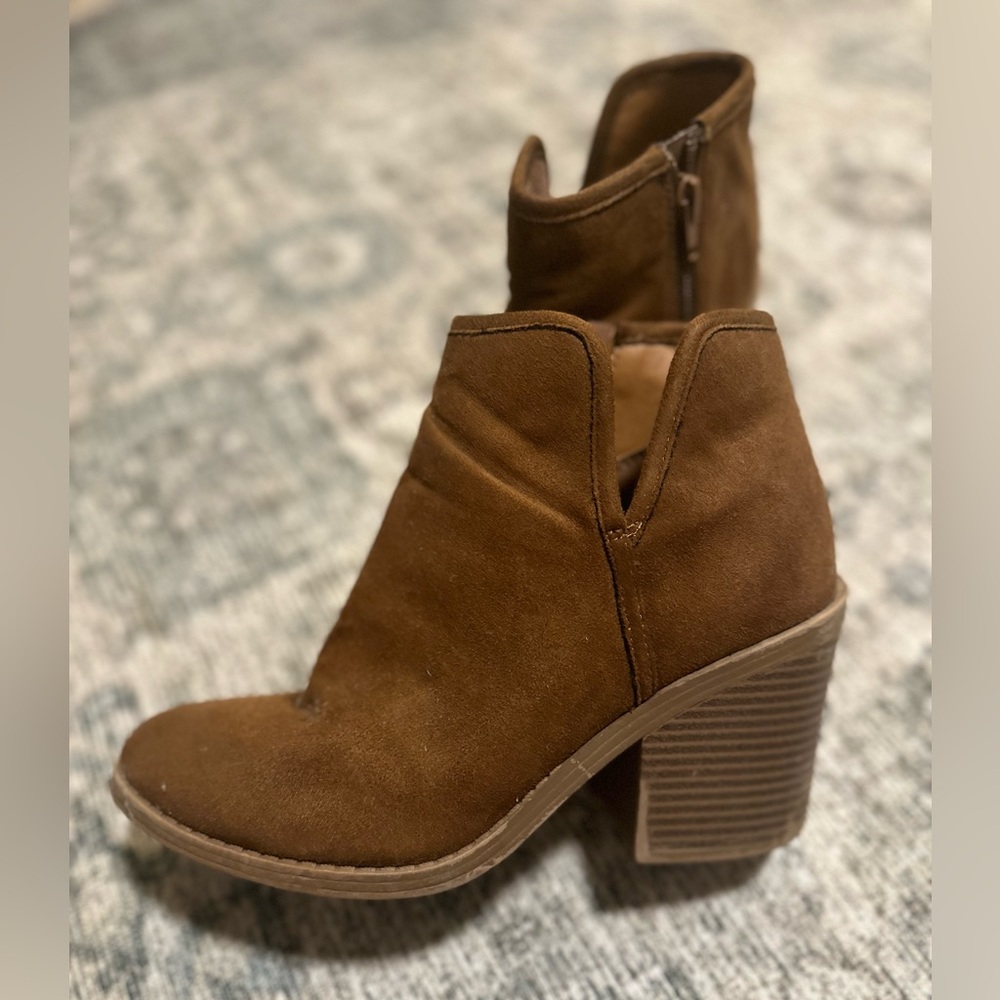 Brown booties
